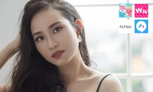 こちらを見つめる女性